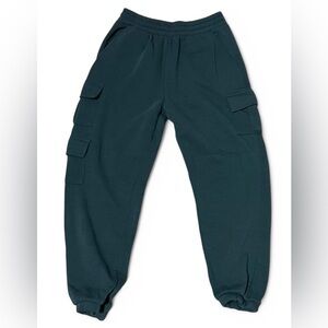 Women's Teal Cargo Joggers